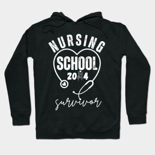 Nursing School Survivor, Nurse Graduation Hoodie